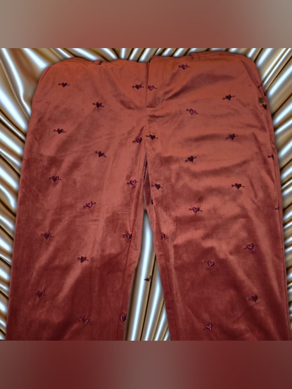 Title: Scotch & Soda Maison Scotch Velvet Heart Chino Trousers - XS(30")
